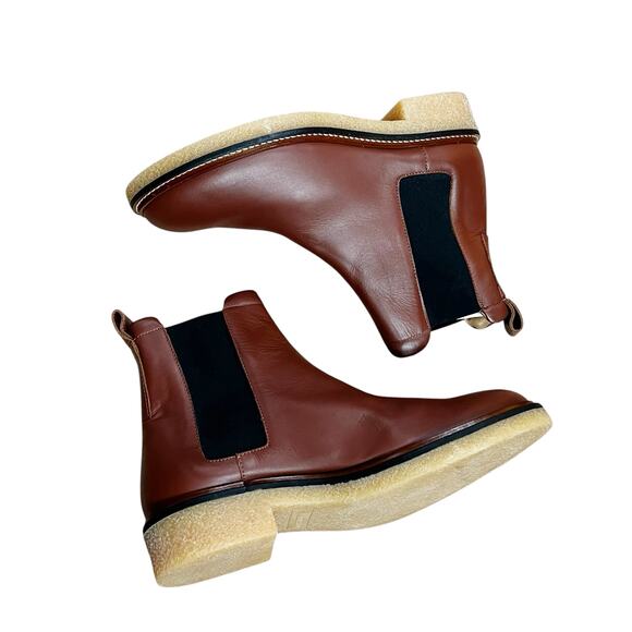 Everlane Women's Chelsea Boot The Italian Leather Tobacco Brown Size 7.5 NWOT - Picture 5 of 12